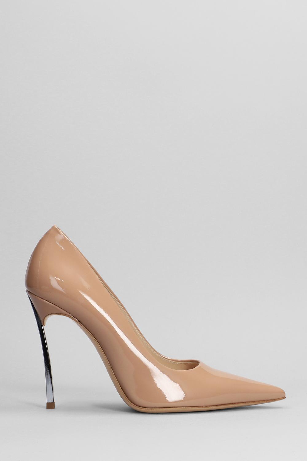 Deliberti Casadei Decollete super blade in vernice cipria cod. 392897 - Deliberti The Luxury Shopping