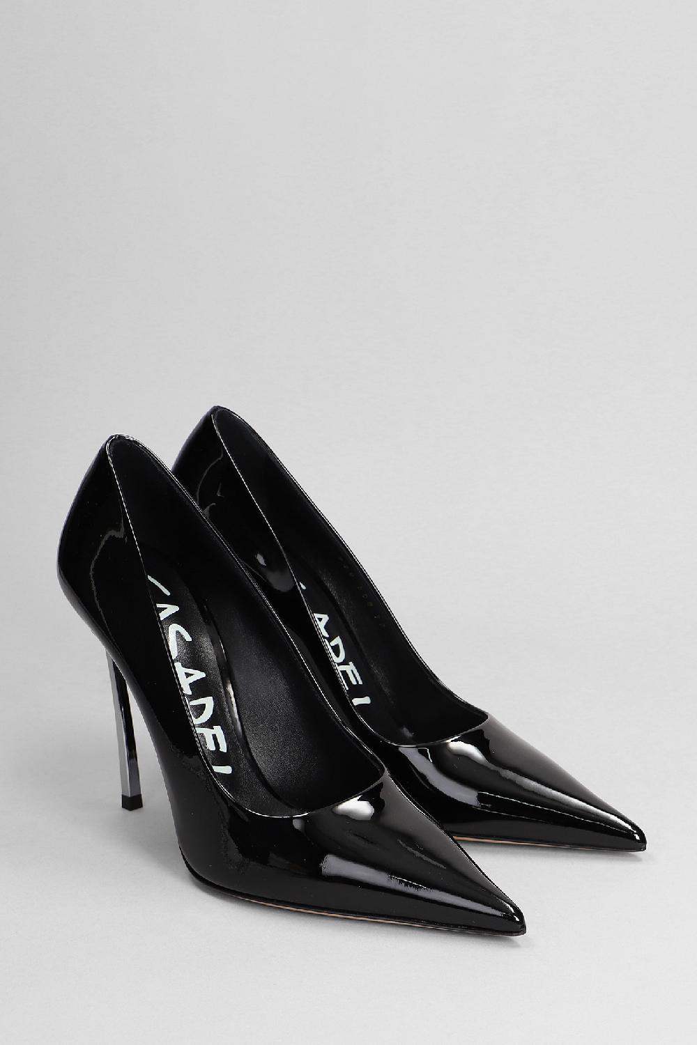 Deliberti Casadei Decollete Super Blade In Vernice Nera Cod. 381796 - Deliberti The Luxury Shopping