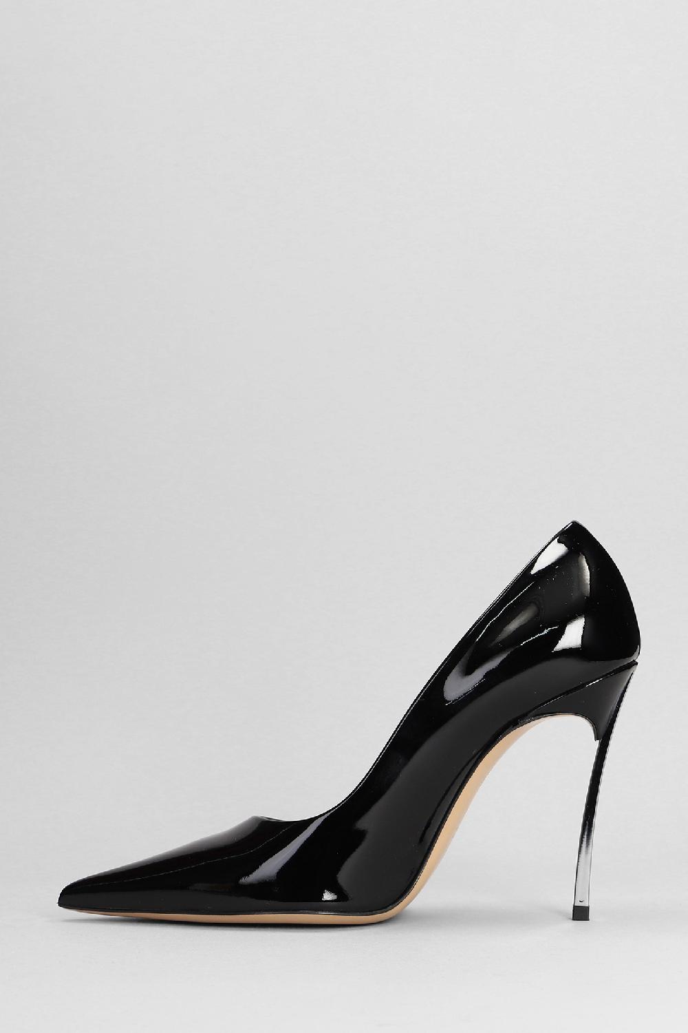 Deliberti Casadei Decollete Super Blade In Vernice Nera Cod. 381796 - Deliberti The Luxury Shopping