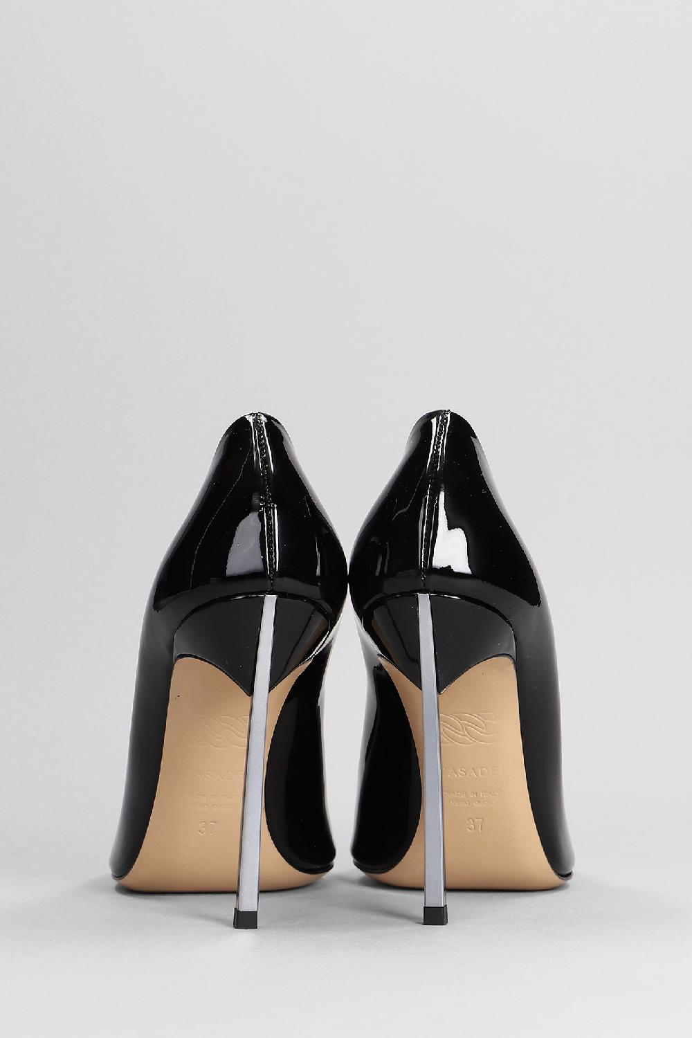 Deliberti Casadei Decollete Super Blade In Vernice Nera Cod. 381796 - Deliberti The Luxury Shopping