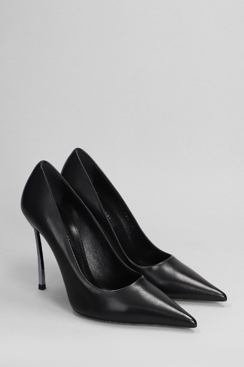 Deliberti Casadei Decollete Superblade In Pelle Nera Cod. 403397 - Deliberti The Luxury Shopping