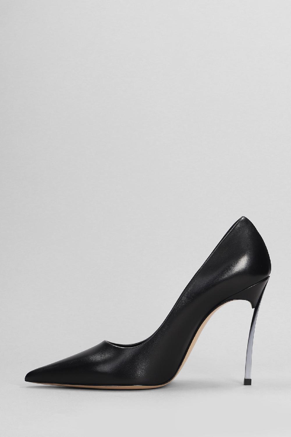 Deliberti Casadei Decollete Superblade In Pelle Nera Cod. 403397 - Deliberti The Luxury Shopping