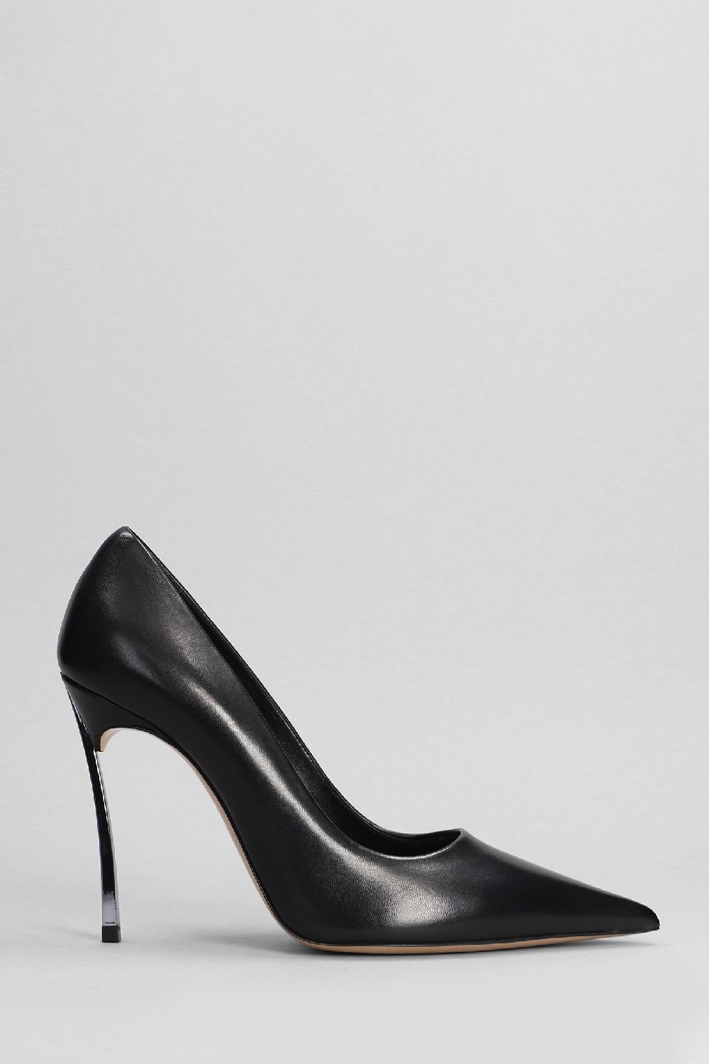Deliberti Casadei Decollete superblade in pelle nera cod. 403397 - Deliberti The Luxury Shopping