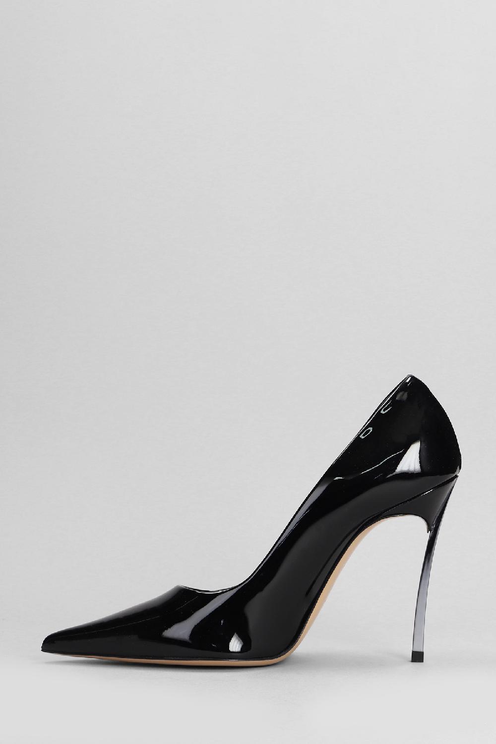 Deliberti Casadei Decollete Superblade In Vernice Nera Cod. 403398 - Deliberti The Luxury Shopping
