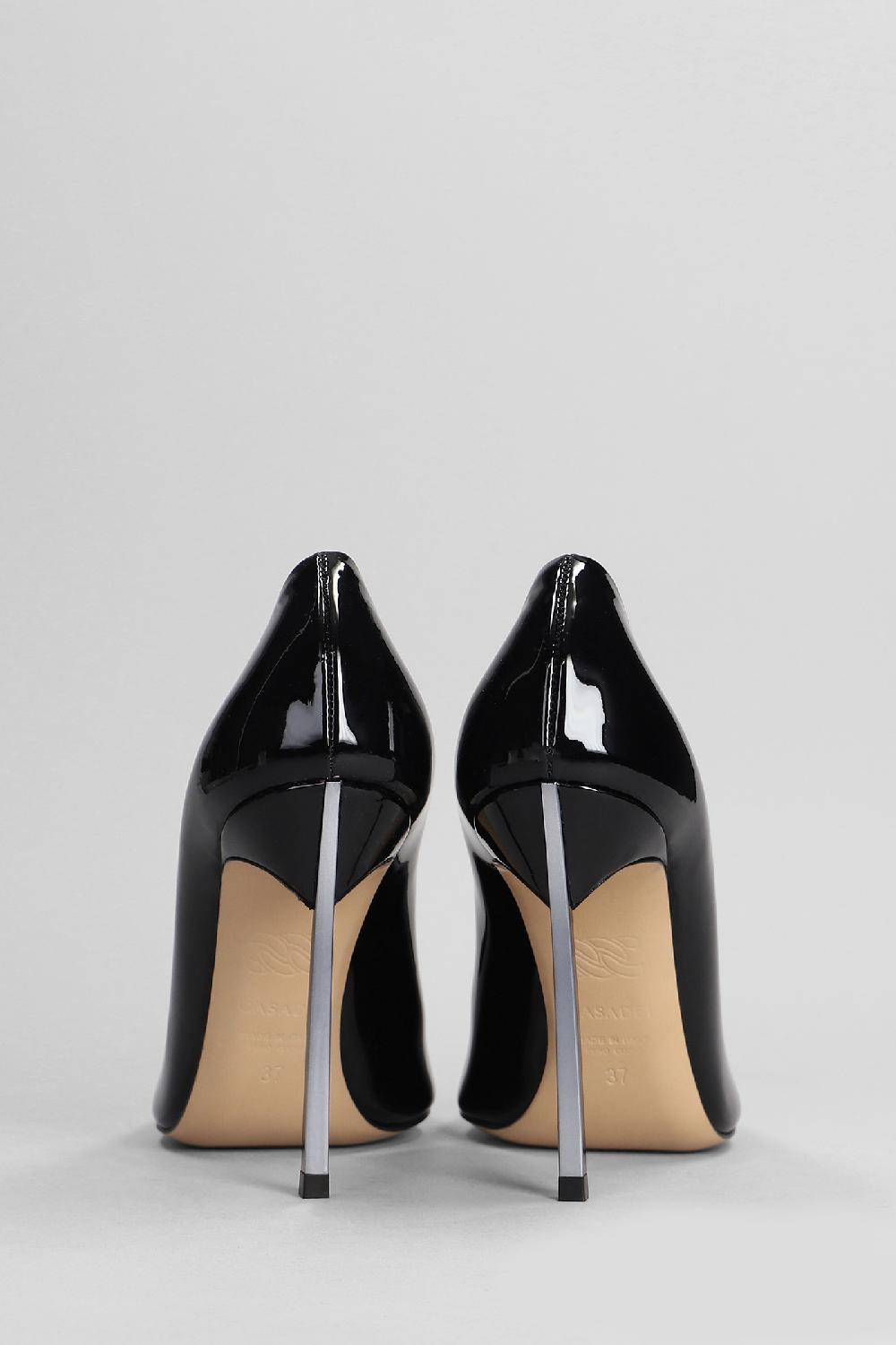 Deliberti Casadei Decollete Superblade In Vernice Nera Cod. 403398 - Deliberti The Luxury Shopping