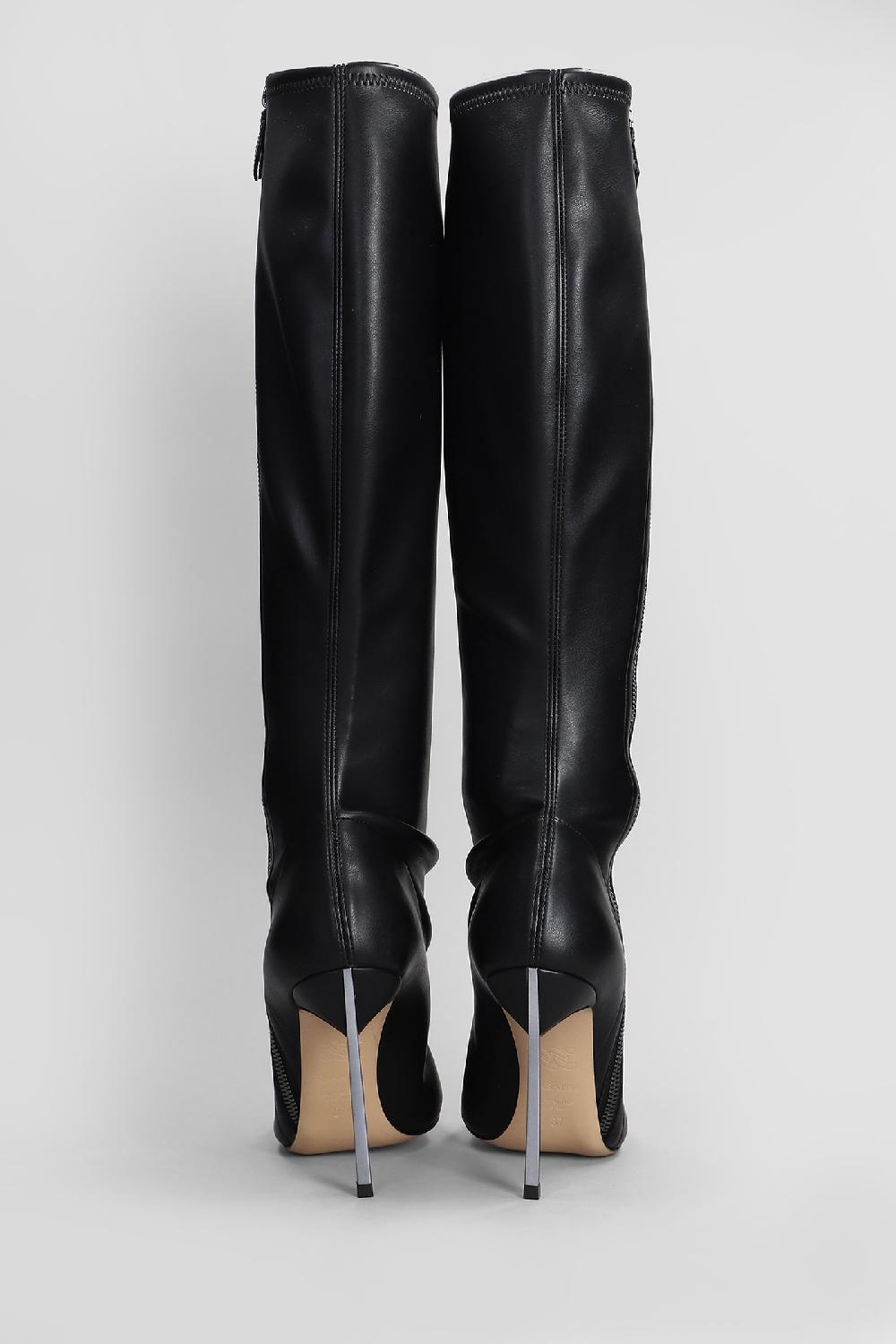 Deliberti Casadei Stivali Tacco Alto Superblade In Pelle Nera Cod. 408623 - Deliberti The Luxury Shopping