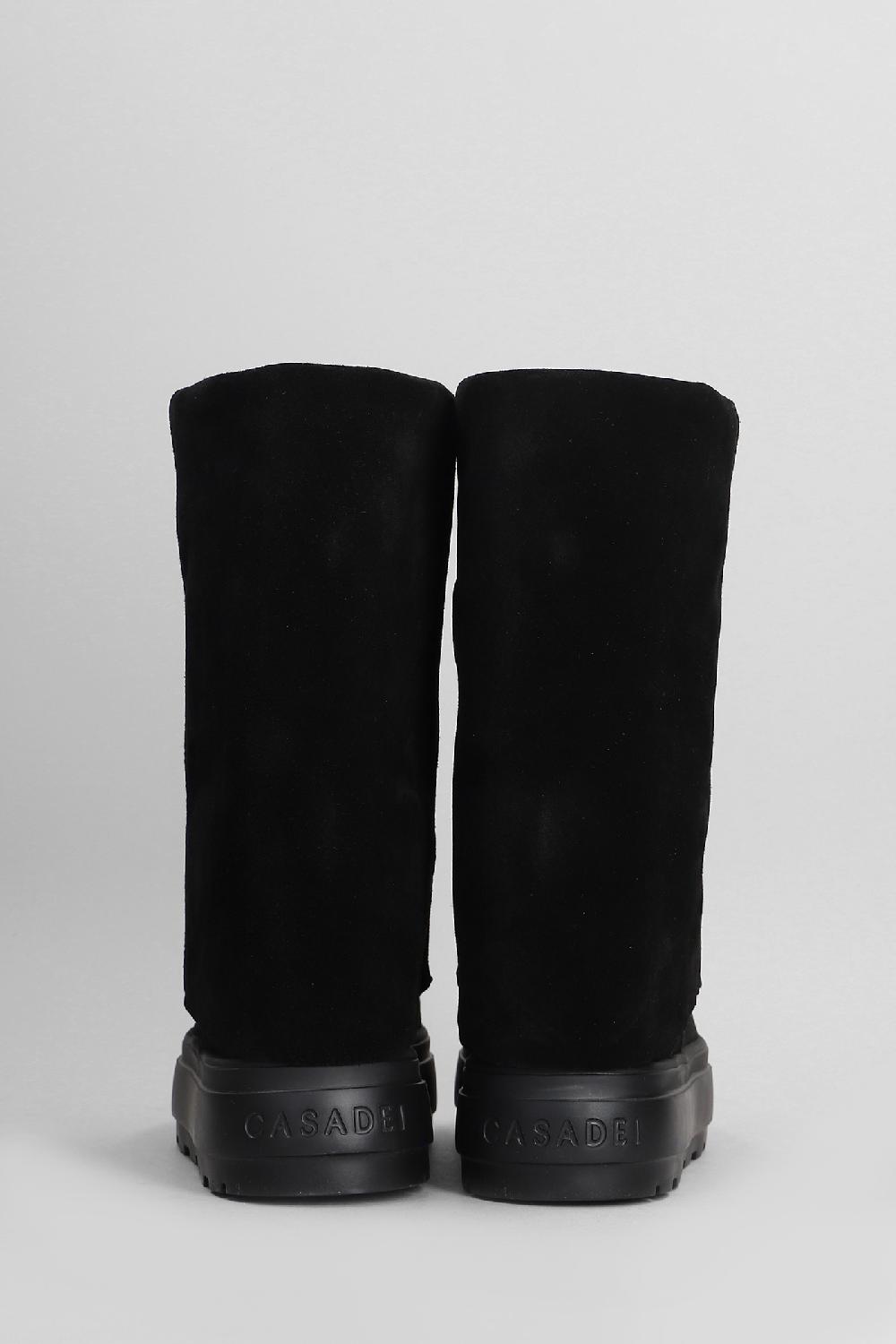 Deliberti Casadei Tronchetti New Double Face In Camoscio Nero Cod. 405390 - Deliberti The Luxury Shopping