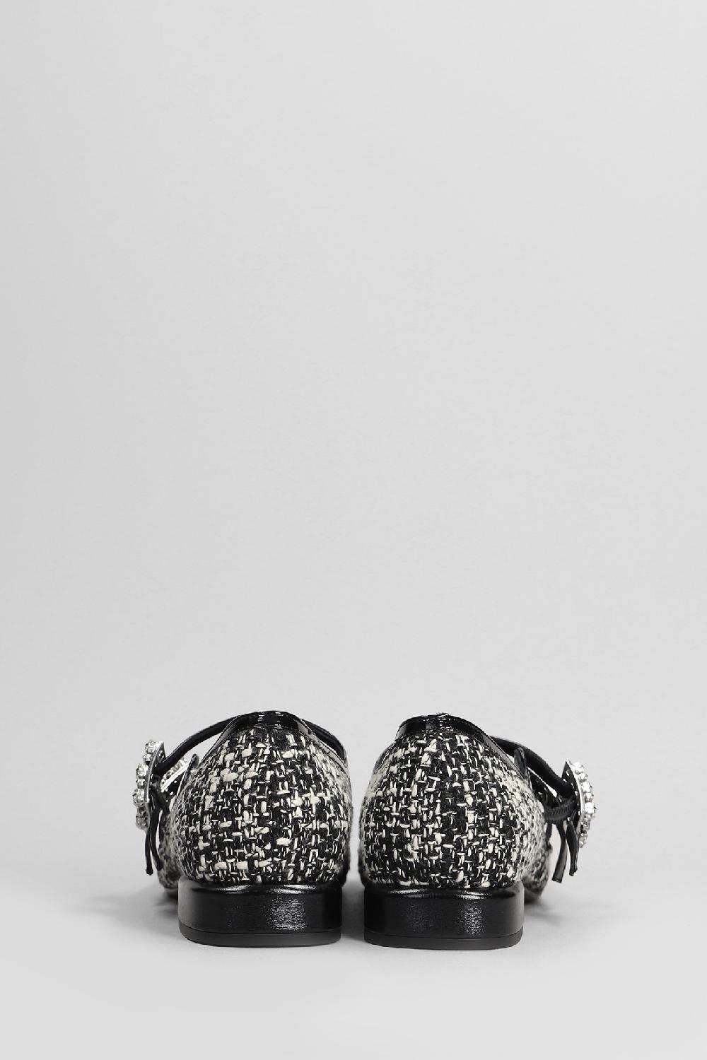 Deliberti Chantal Ballerine In Lana Nera Cod. 404960 - Deliberti The Luxury Shopping
