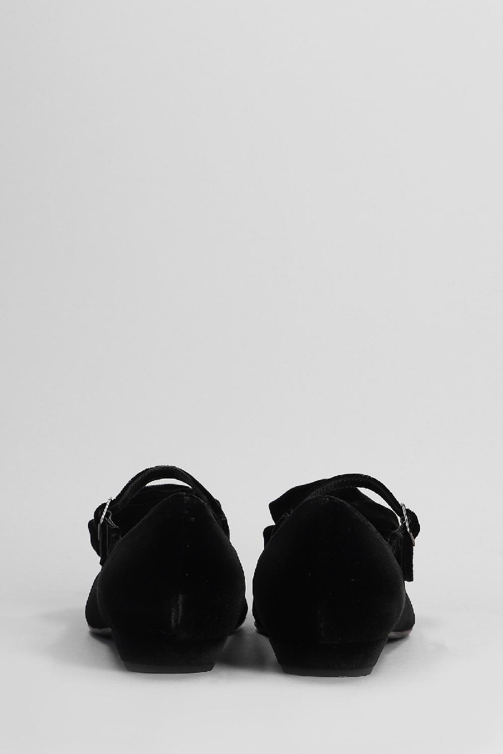Deliberti Chantal Ballerine In Velluto Nero Cod. 404959 - Deliberti The Luxury Shopping