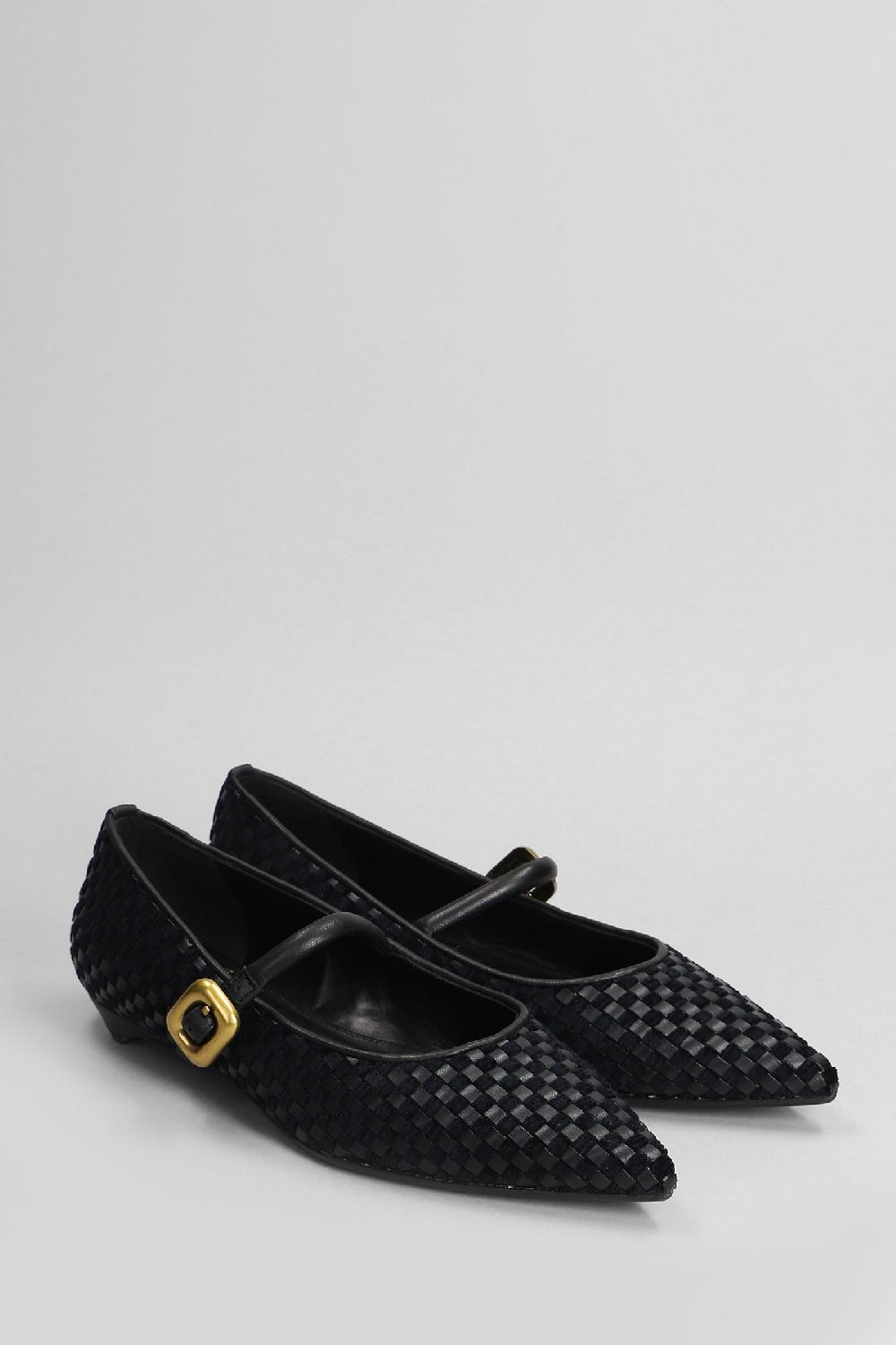 Deliberti Chantal Ballerine In Velluto Nero Cod. 404962 - Deliberti The Luxury Shopping
