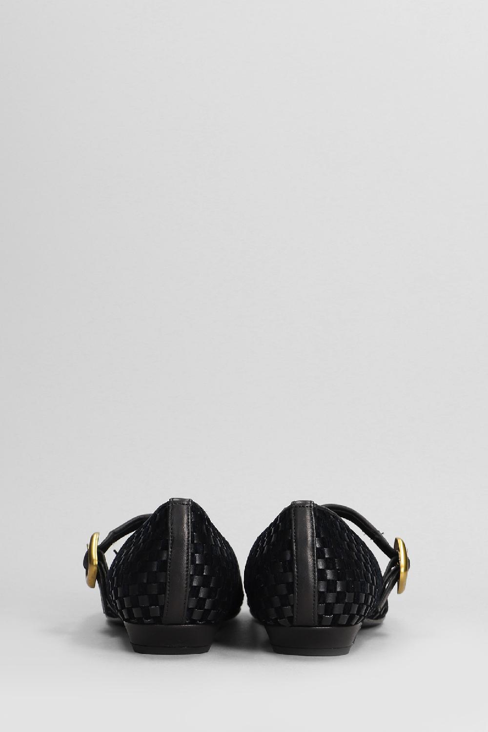 Deliberti Chantal Ballerine In Velluto Nero Cod. 404962 - Deliberti The Luxury Shopping