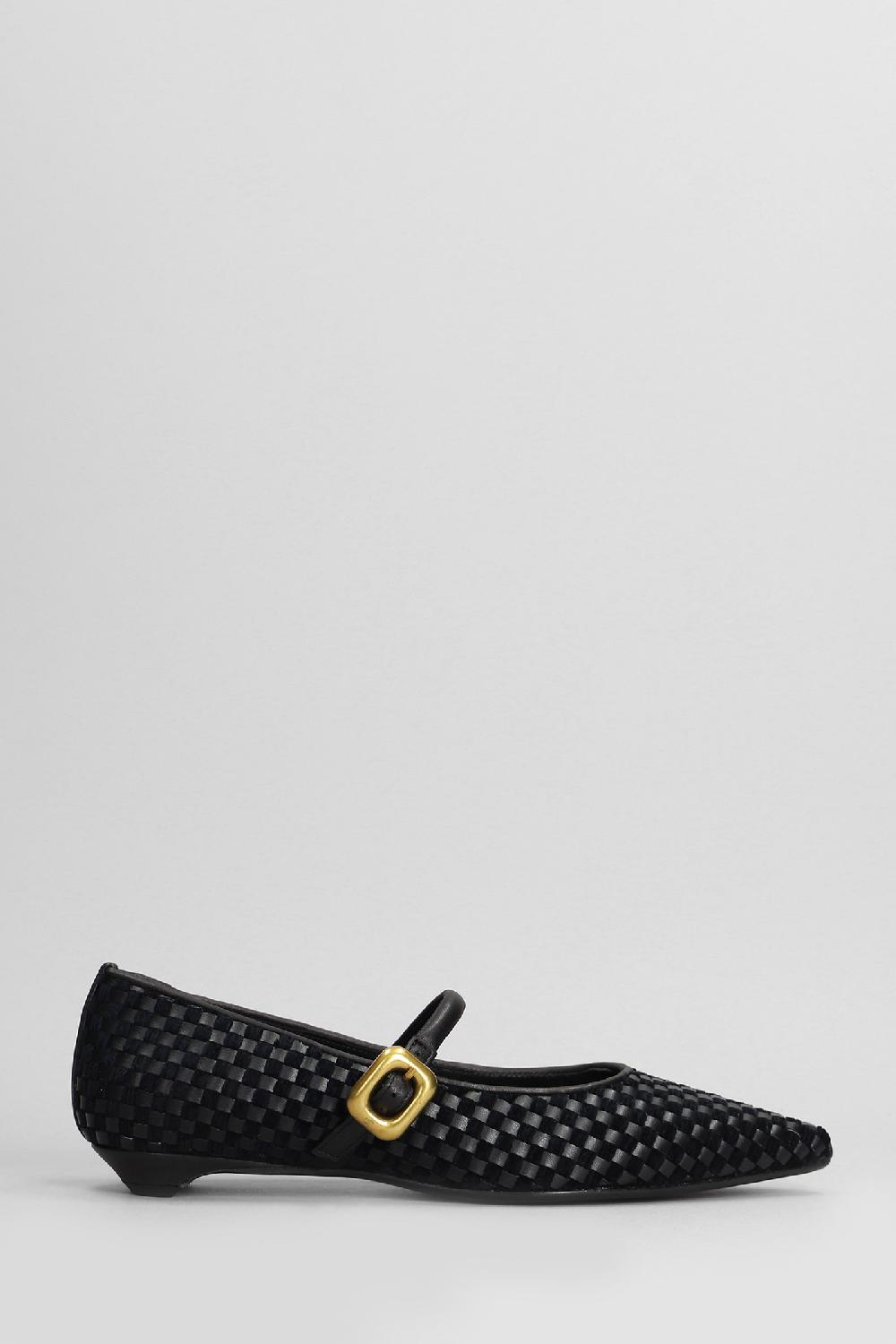 Deliberti Chantal Ballerine in velluto nero cod. 404962 - Deliberti The Luxury Shopping
