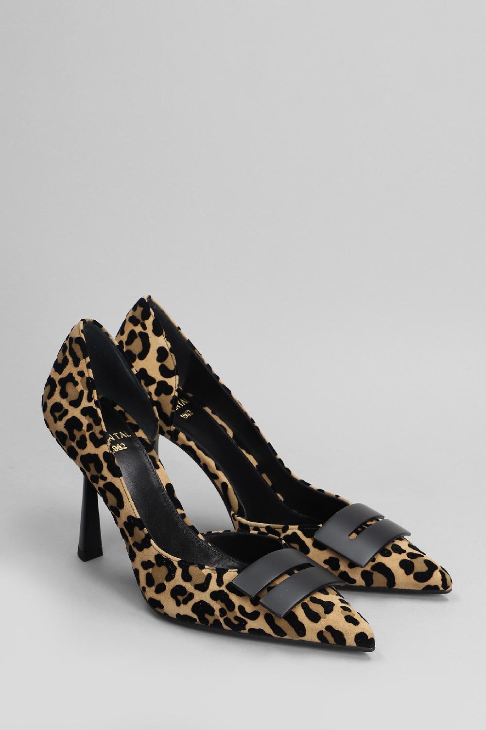 Deliberti Chantal Decollete In Camoscio Animalier Cod. 404965 - Deliberti The Luxury Shopping