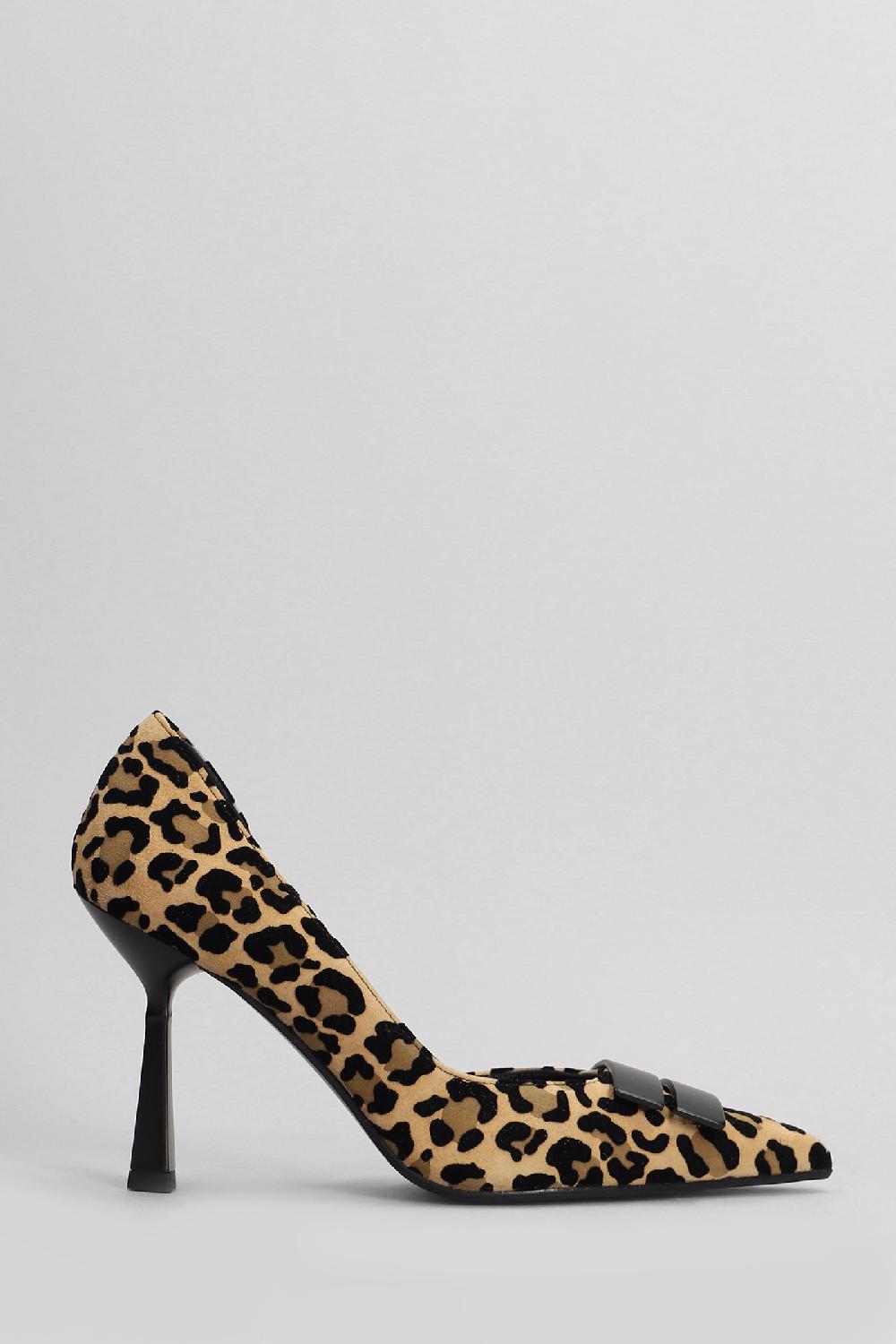 Deliberti Chantal Decollete in camoscio animalier cod. 404965 - Deliberti The Luxury Shopping