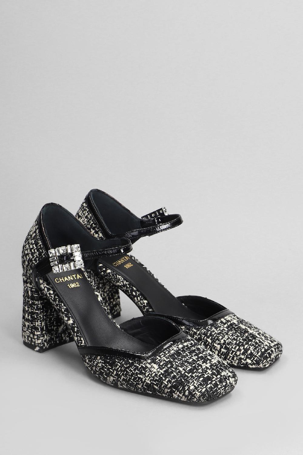 Deliberti Chantal Decollete In Lana Nera Cod. 404963 - Deliberti The Luxury Shopping