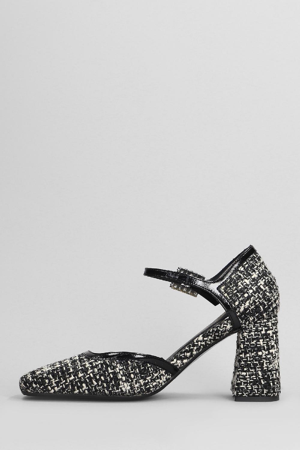 Deliberti Chantal Decollete In Lana Nera Cod. 404963 - Deliberti The Luxury Shopping