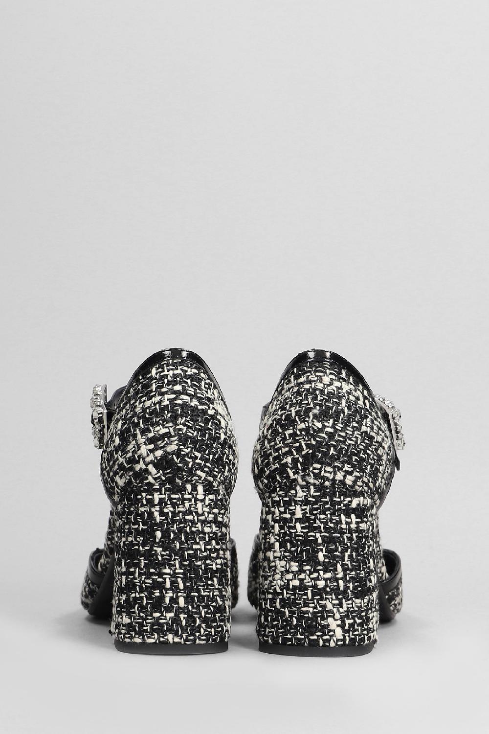 Deliberti Chantal Decollete In Lana Nera Cod. 404963 - Deliberti The Luxury Shopping