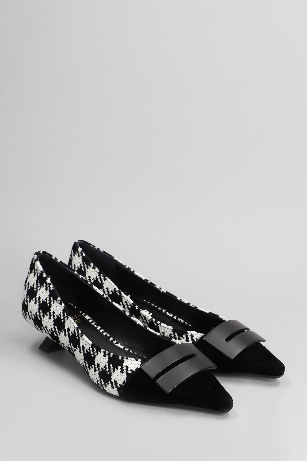 Deliberti Chantal Decollete In Lana Nera Cod. 404966 - Deliberti The Luxury Shopping