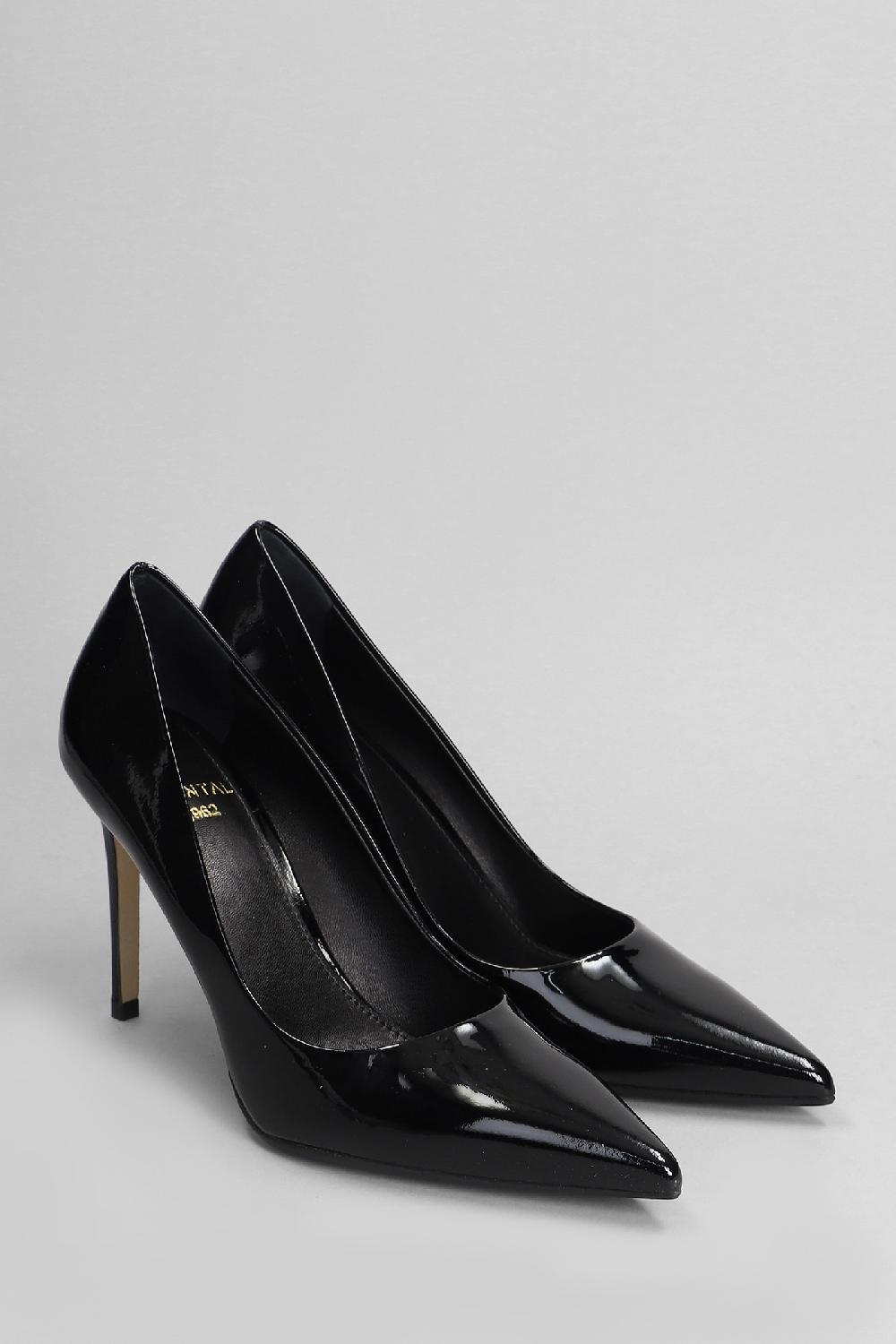 Deliberti Chantal Decollete In Vernice Nera Cod. 404967 - Deliberti The Luxury Shopping
