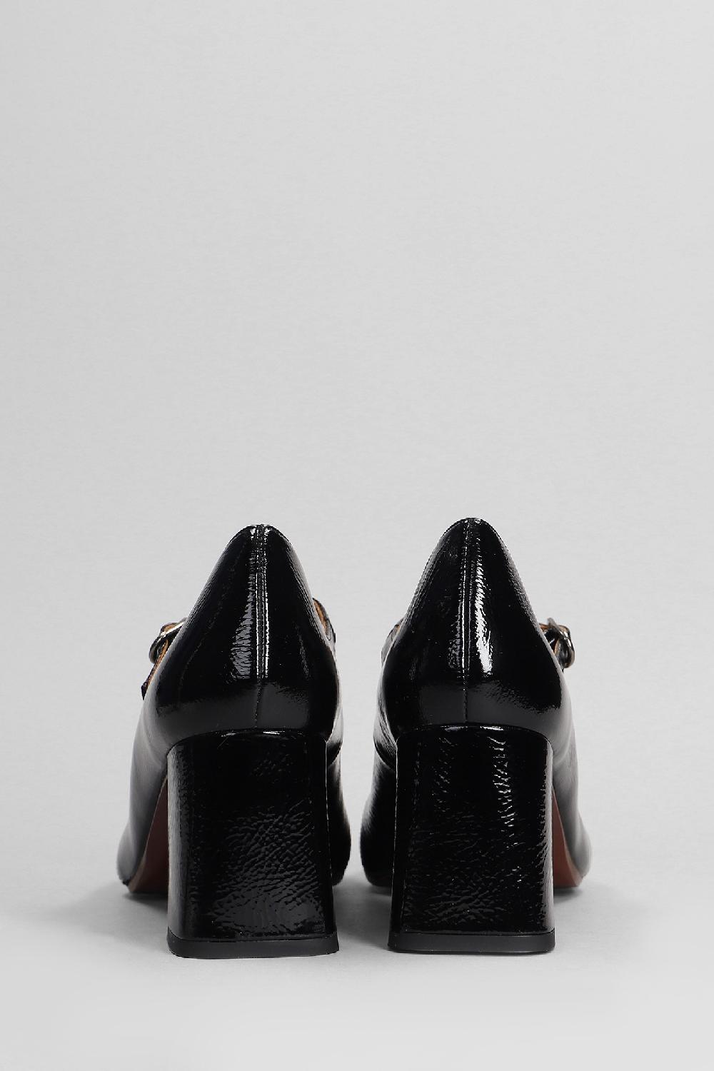 Deliberti Chie Mihara Decollete Aumi In Pelle Nera Cod. 403646 - Deliberti The Luxury Shopping
