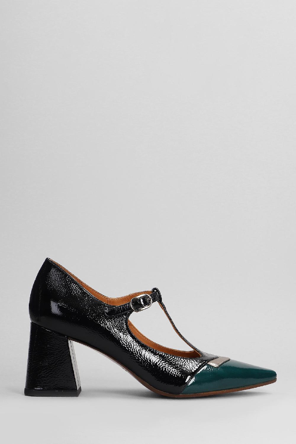 Deliberti Chie Mihara Decollete aumi in pelle nera cod. 403646 - Deliberti The Luxury Shopping