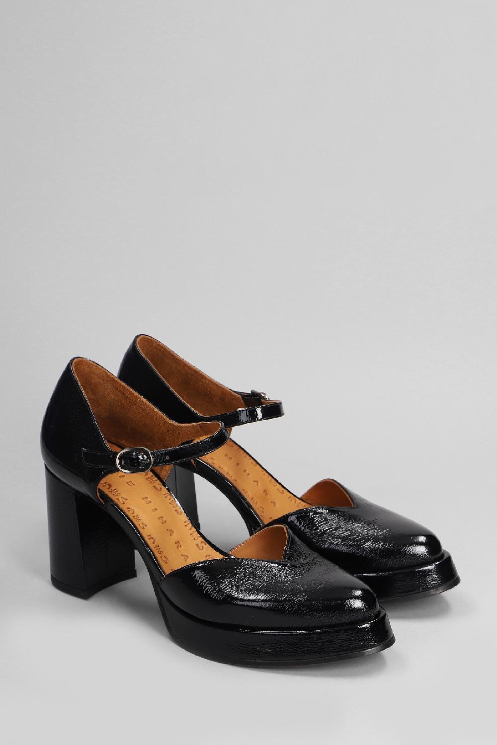 Deliberti Chie Mihara Decollete Fasi 45 In Pelle Nera Cod. 403624 - Deliberti The Luxury Shopping