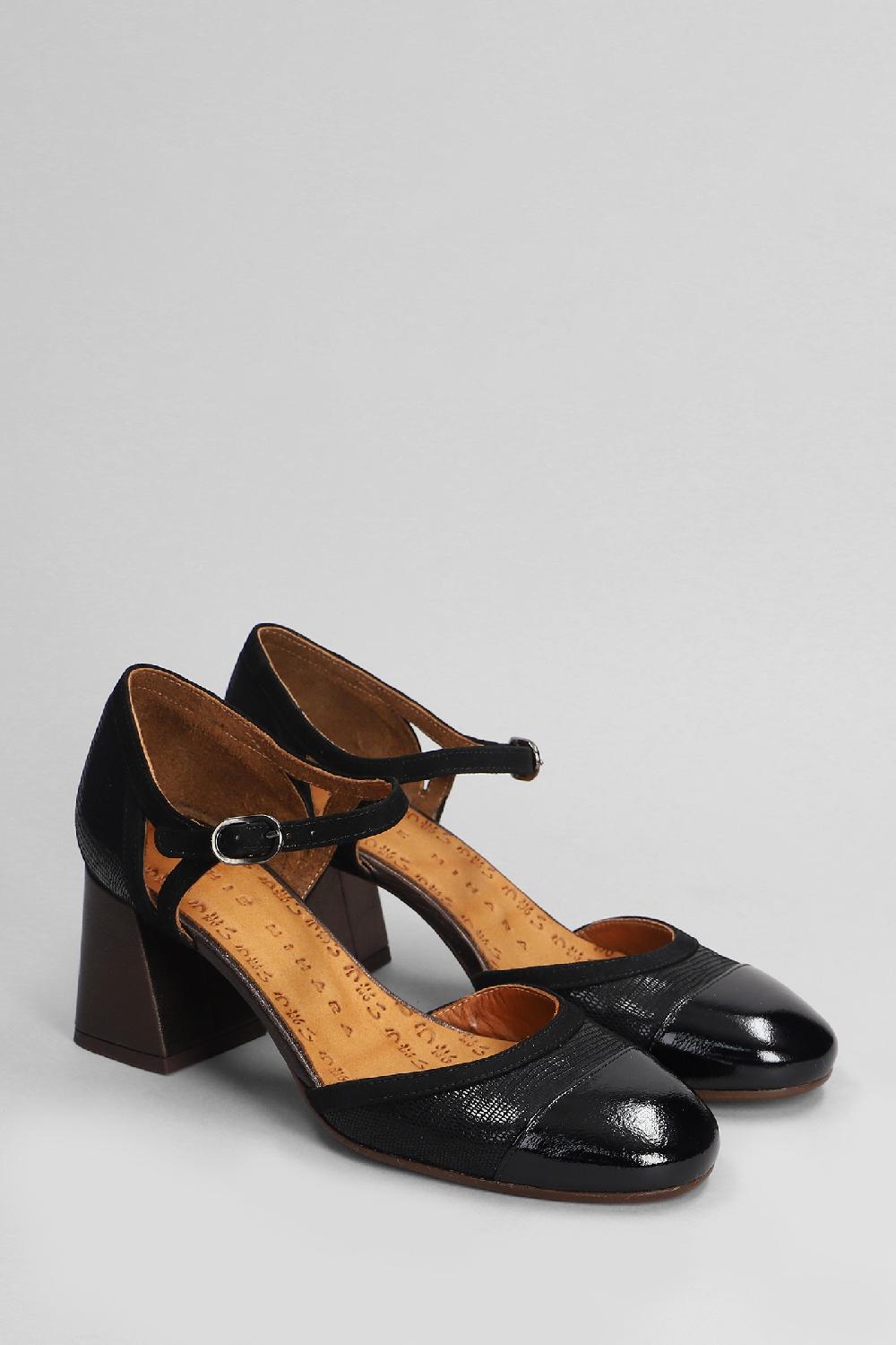 Deliberti Chie Mihara Decollete Guera In Pelle Nera Cod. 403637 - Deliberti The Luxury Shopping
