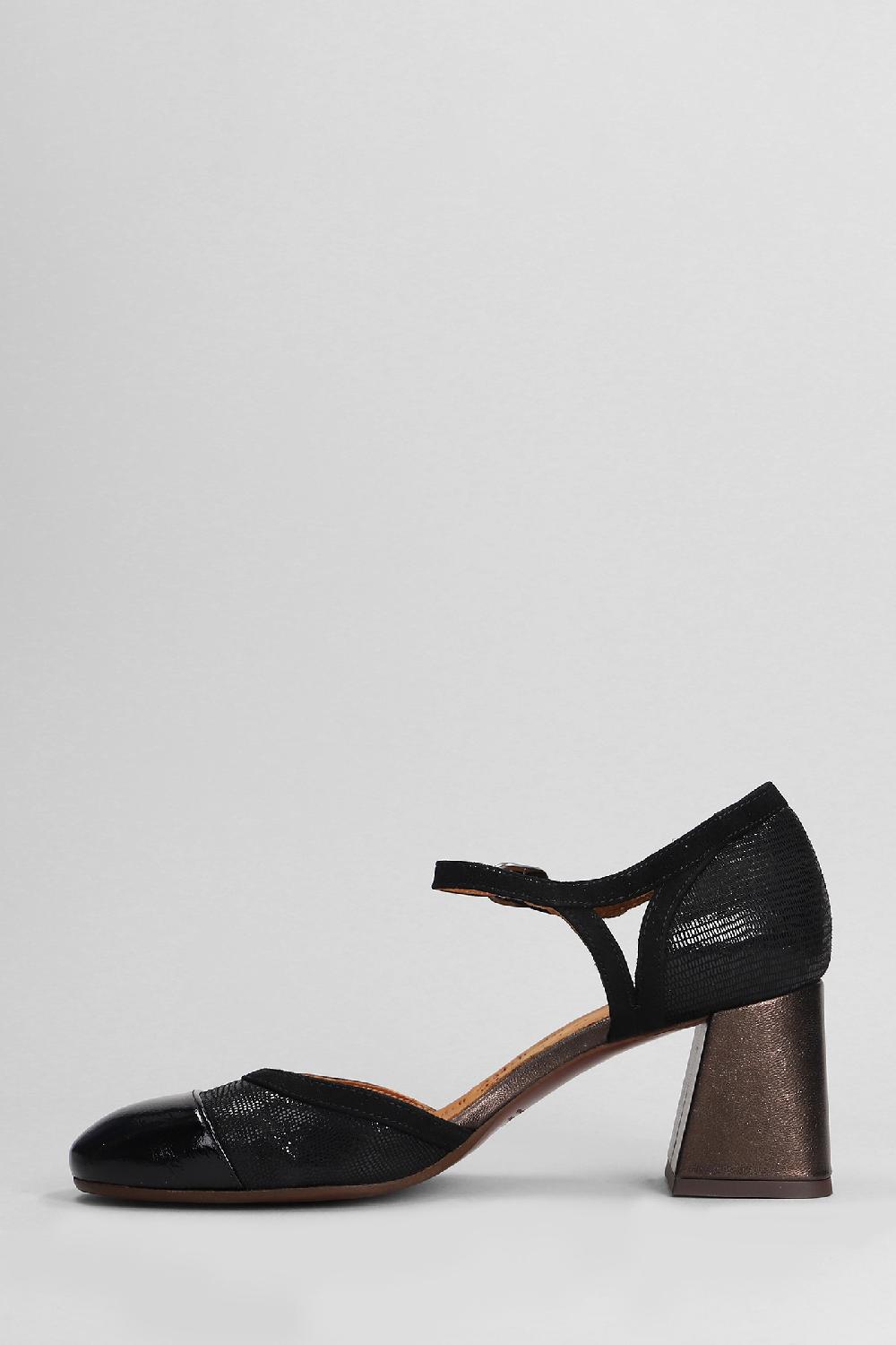 Deliberti Chie Mihara Decollete Guera In Pelle Nera Cod. 403637 - Deliberti The Luxury Shopping