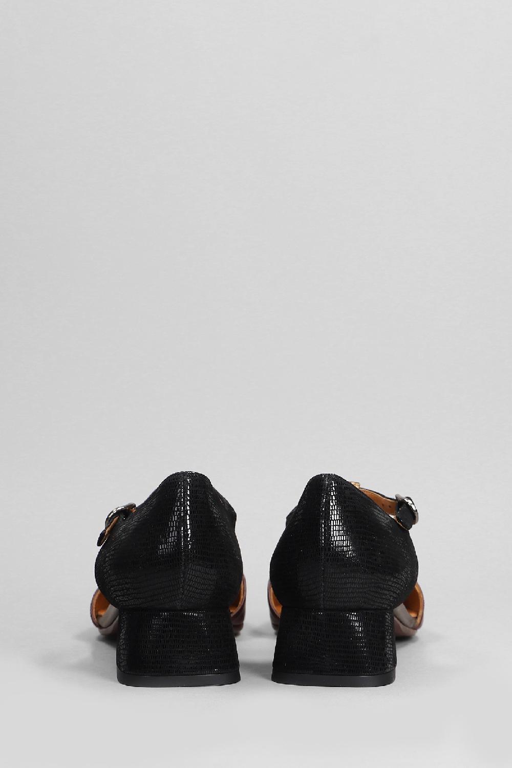 Deliberti Chie Mihara Decollete Hernani In Pelle Nera Cod. 403642 - Deliberti The Luxury Shopping