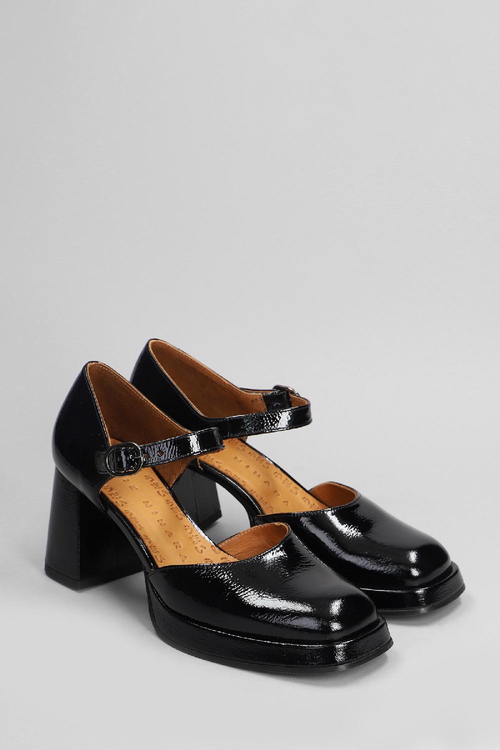 Deliberti Chie Mihara Decollete Kante In Pelle Nera Cod. 403625 - Deliberti The Luxury Shopping