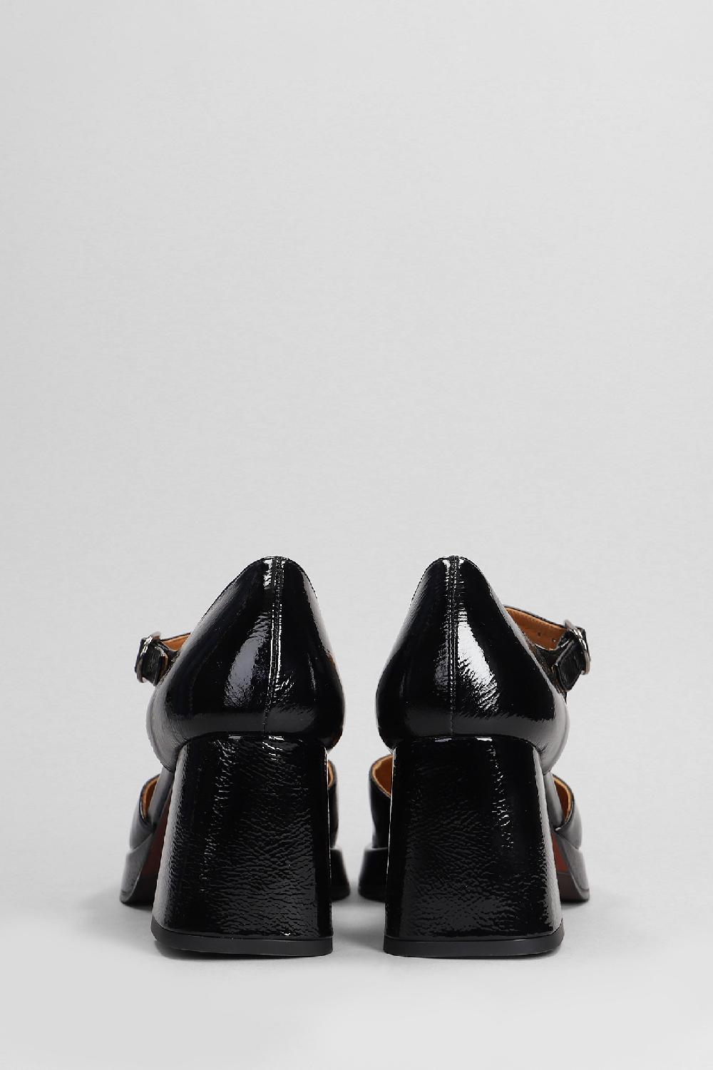 Deliberti Chie Mihara Decollete Kante In Pelle Nera Cod. 403625 - Deliberti The Luxury Shopping