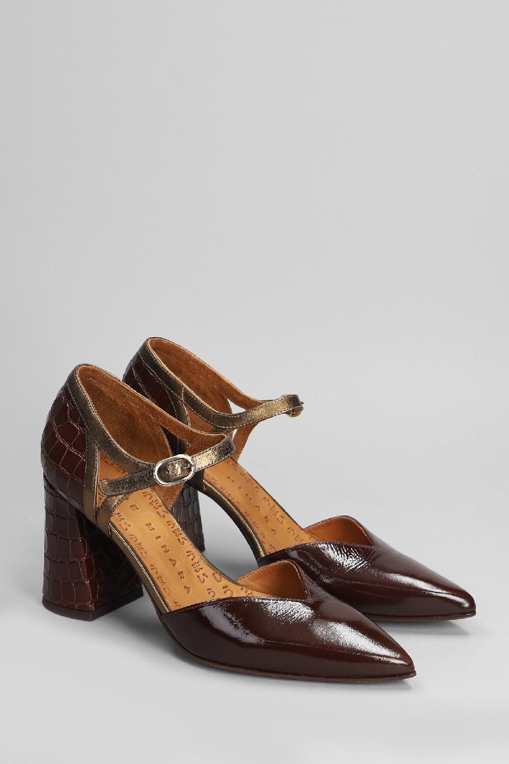 Deliberti Chie Mihara Decollete Lule In Pelle Marrone Cod. 403648 - Deliberti The Luxury Shopping