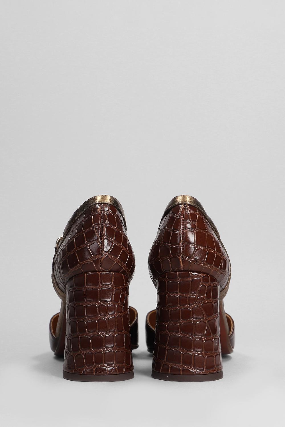 Deliberti Chie Mihara Decollete Lule In Pelle Marrone Cod. 403648 - Deliberti The Luxury Shopping