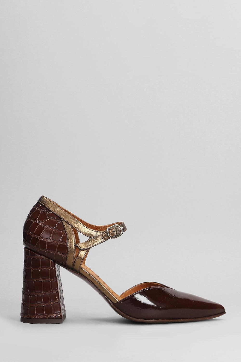 Deliberti Chie Mihara Decollete lule in pelle marrone cod. 403648 - Deliberti The Luxury Shopping