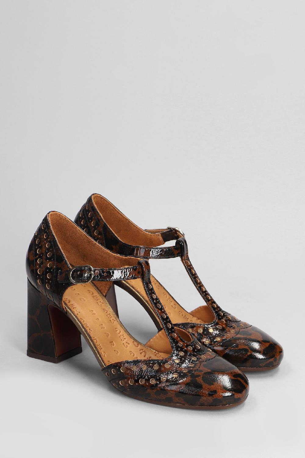 Deliberti Chie Mihara Decollete Mante In Pelle Marrone Cod. 403629 - Deliberti The Luxury Shopping