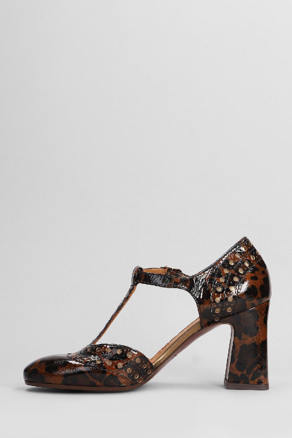 Deliberti Chie Mihara Decollete Mante In Pelle Marrone Cod. 403629 - Deliberti The Luxury Shopping