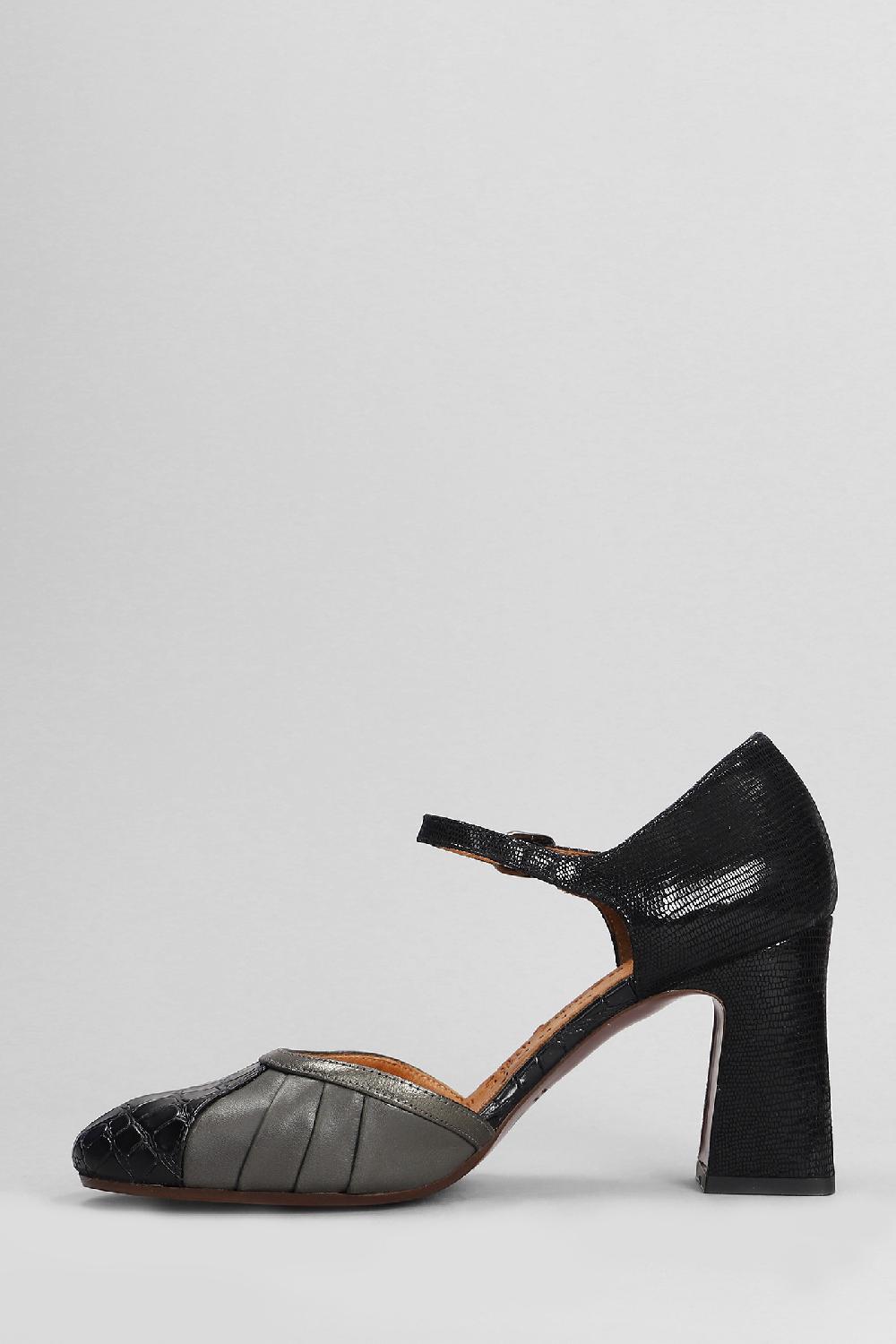 Deliberti Chie Mihara Decollete Mindel In Pelle Nera Cod. 403635 - Deliberti The Luxury Shopping
