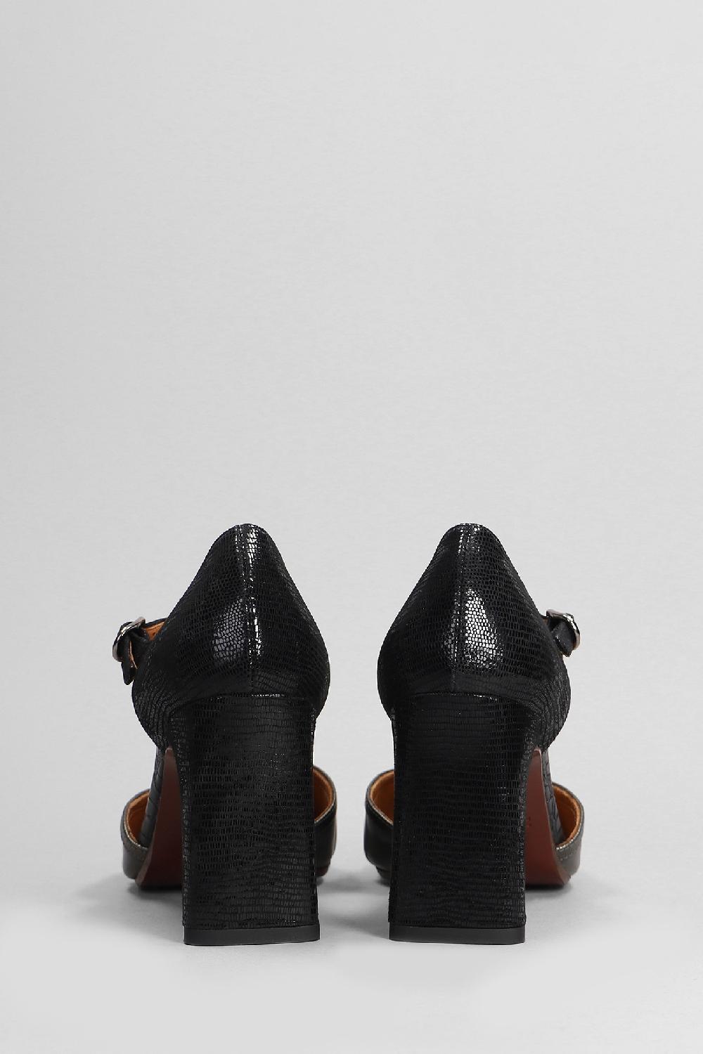 Deliberti Chie Mihara Decollete Mindel In Pelle Nera Cod. 403635 - Deliberti The Luxury Shopping