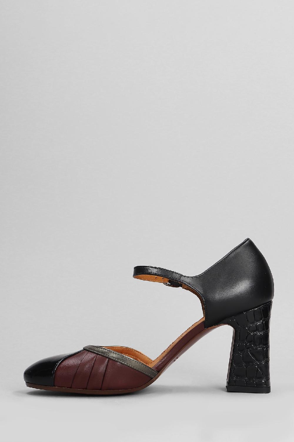 Deliberti Chie Mihara Decollete Mindel In Pelle Nera Cod. 403636 - Deliberti The Luxury Shopping