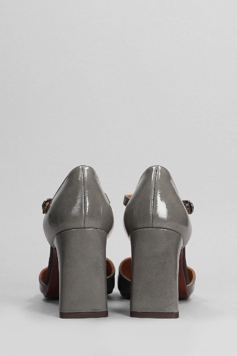 Deliberti Chie Mihara Decollete Misur In Pelle Grigia Cod. 403631 - Deliberti The Luxury Shopping