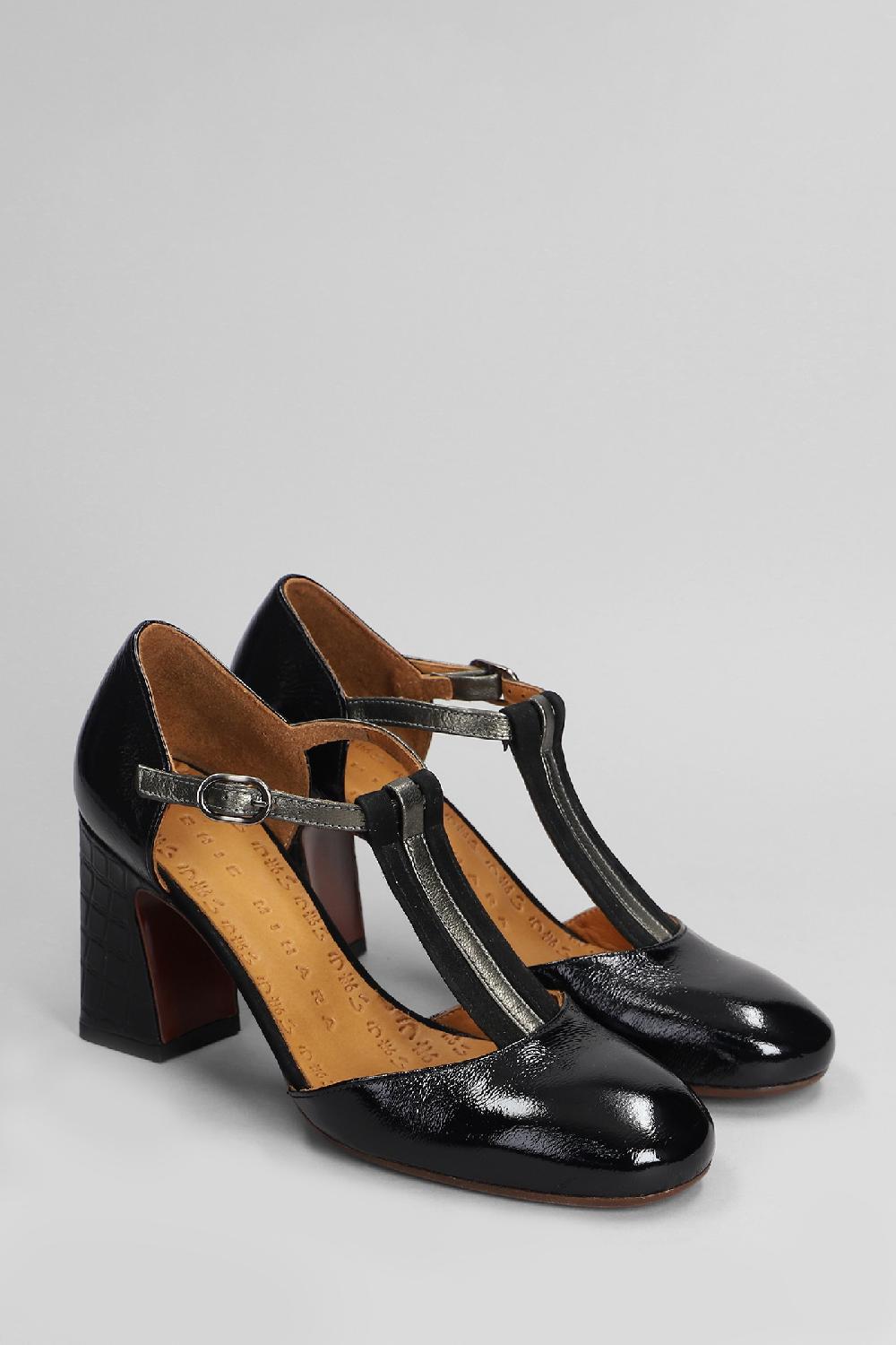 Deliberti Chie Mihara Decollete Misur In Pelle Nera Cod. 403630 - Deliberti The Luxury Shopping