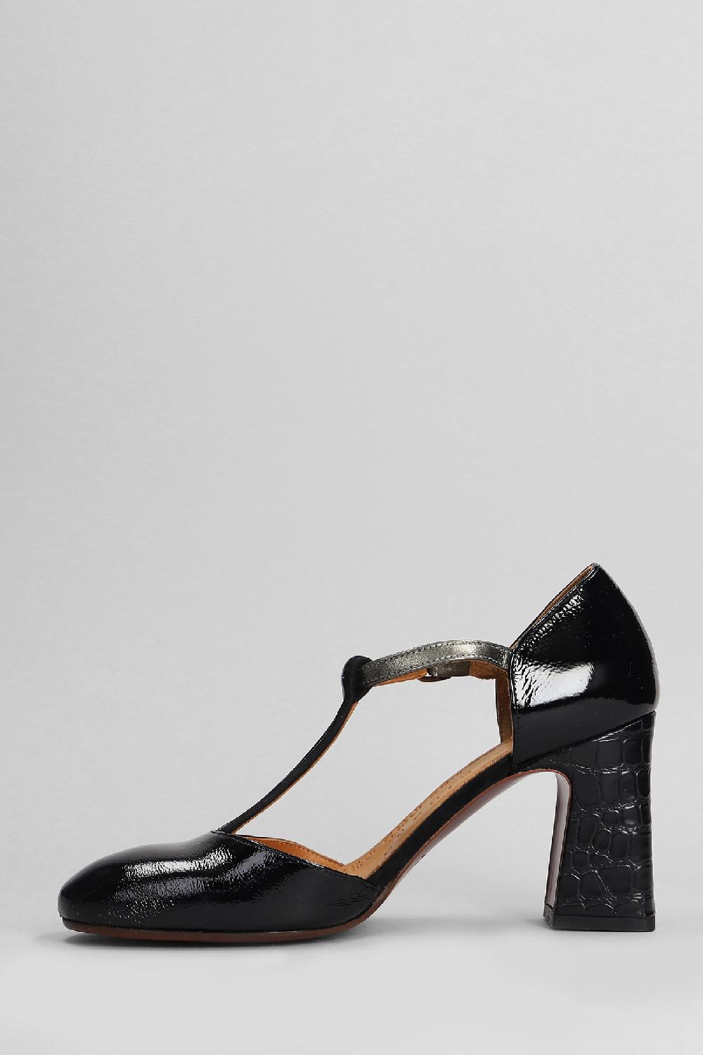 Deliberti Chie Mihara Decollete Misur In Pelle Nera Cod. 403630 - Deliberti The Luxury Shopping