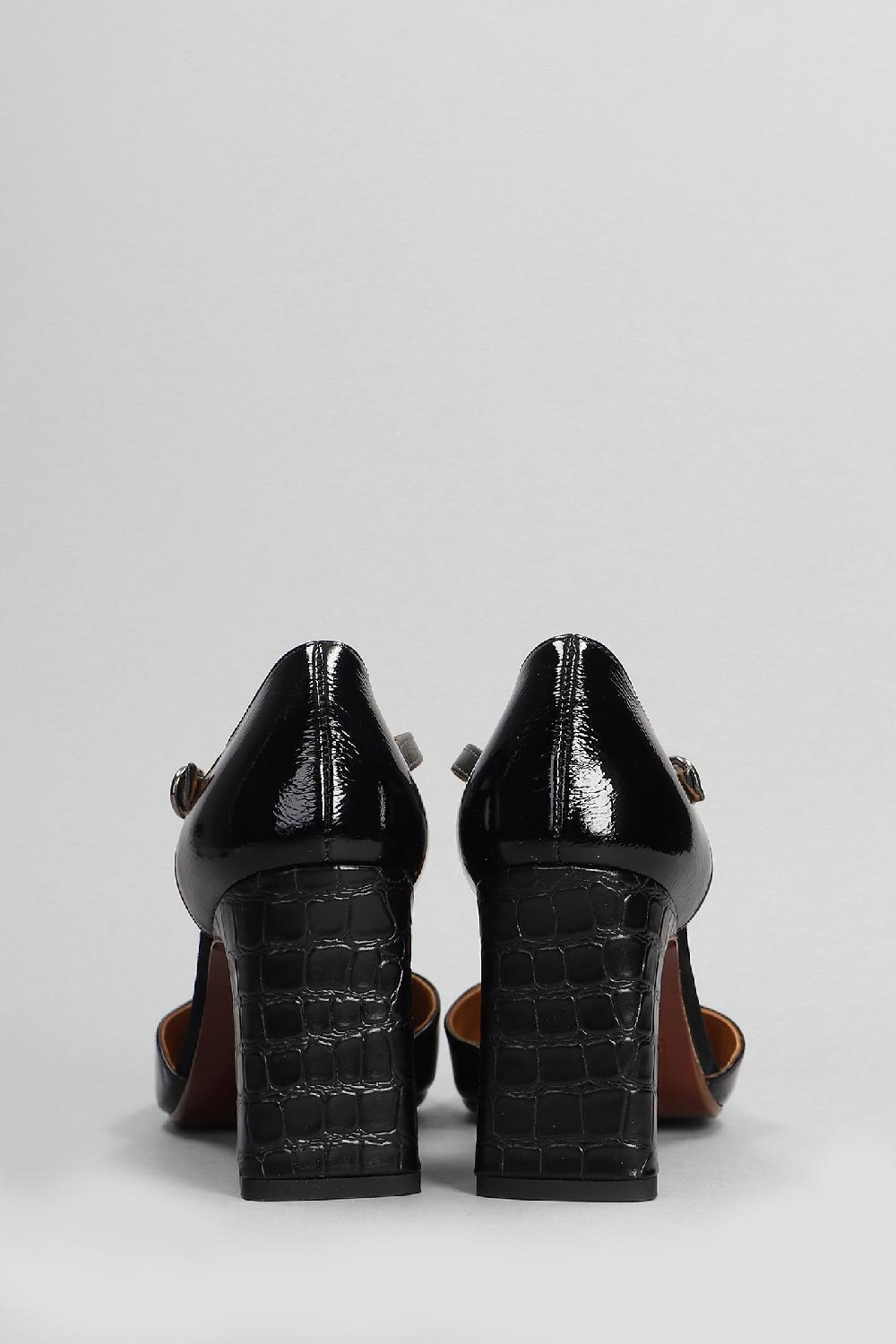 Deliberti Chie Mihara Decollete Misur In Pelle Nera Cod. 403630 - Deliberti The Luxury Shopping