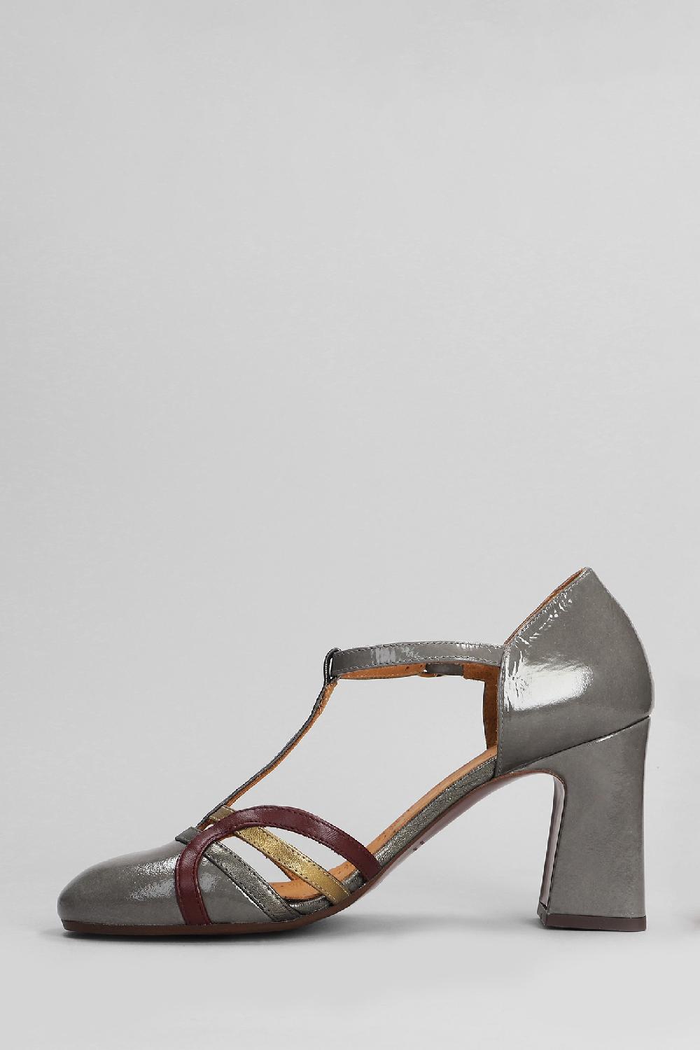 Deliberti Chie Mihara Decollete Mizan In Pelle Grigia Cod. 403634 - Deliberti The Luxury Shopping