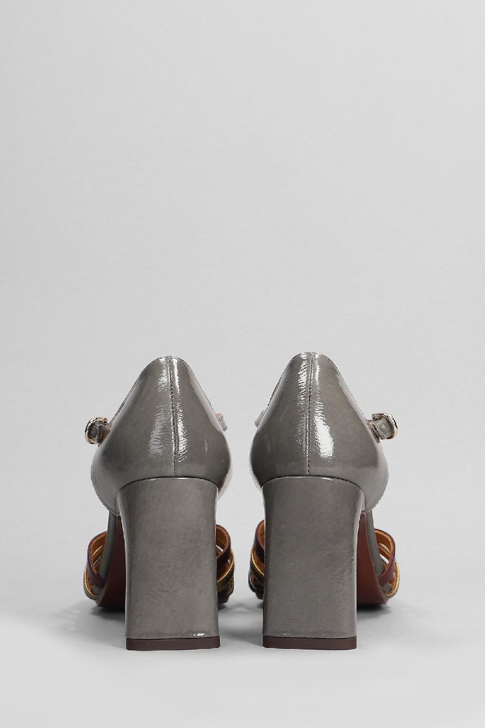 Deliberti Chie Mihara Decollete Mizan In Pelle Grigia Cod. 403634 - Deliberti The Luxury Shopping