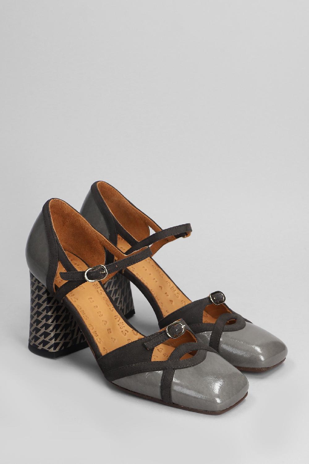 Deliberti Chie Mihara Decollete Obindi In Pelle Grigia Cod. 403644 - Deliberti The Luxury Shopping