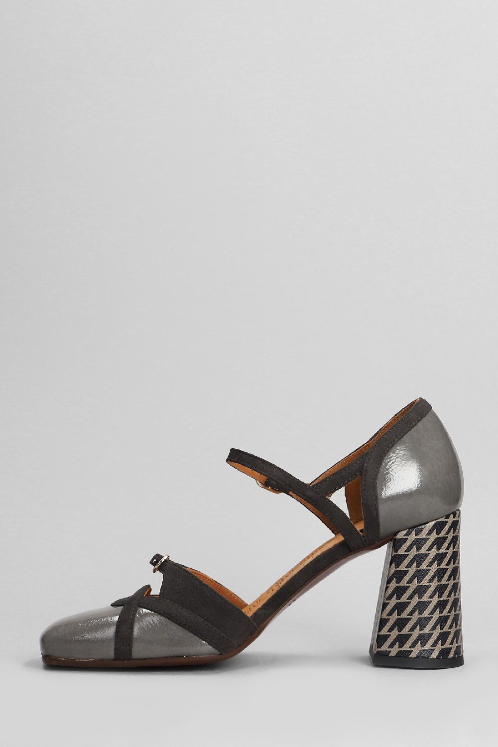 Deliberti Chie Mihara Decollete Obindi In Pelle Grigia Cod. 403644 - Deliberti The Luxury Shopping