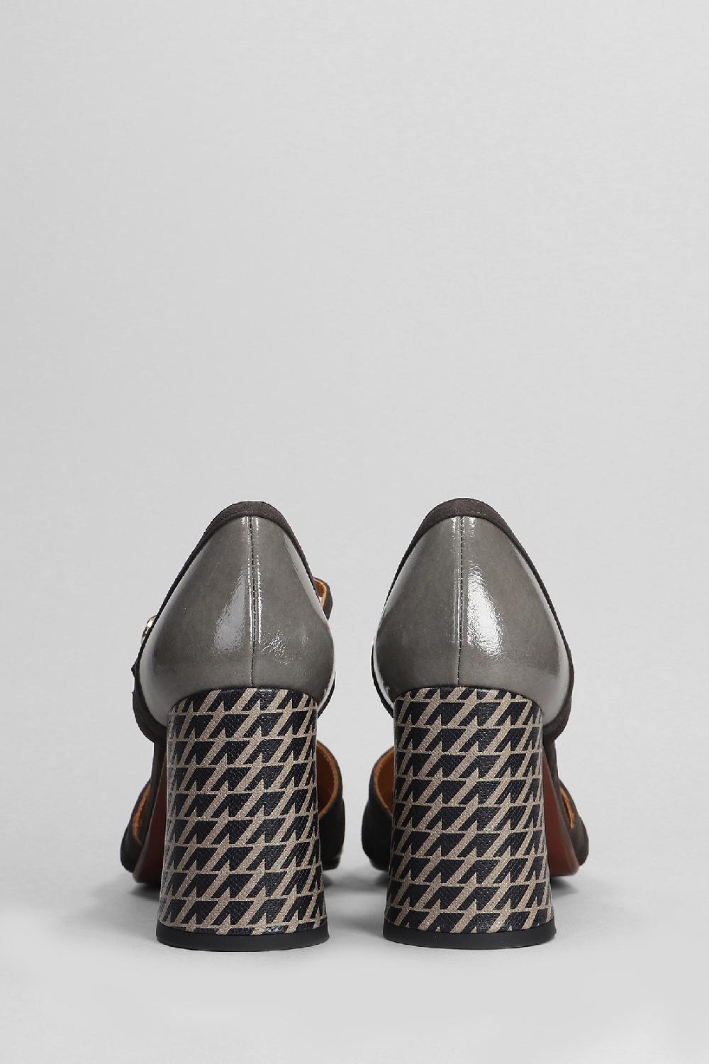 Deliberti Chie Mihara Decollete Obindi In Pelle Grigia Cod. 403644 - Deliberti The Luxury Shopping
