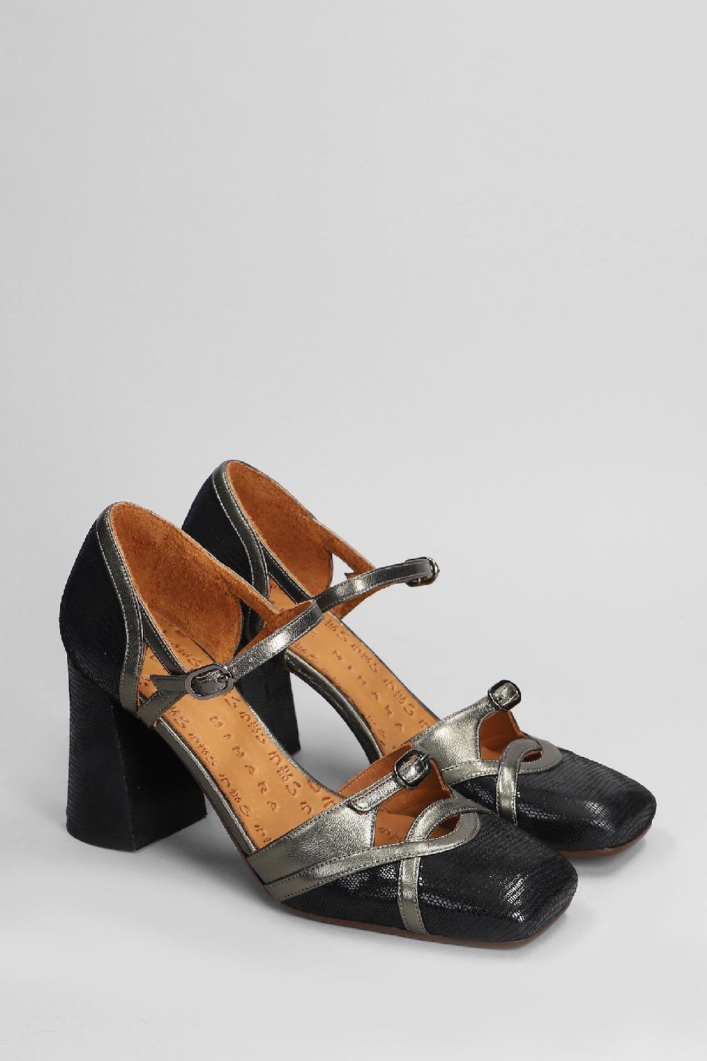 Deliberti Chie Mihara Decollete Obindi In Pelle Nera Cod. 403645 - Deliberti The Luxury Shopping