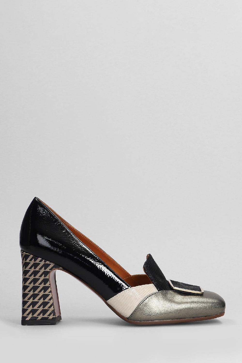 Deliberti Chie Mihara Decollete ohico 45 in pelle nera cod. 403649 - Deliberti The Luxury Shopping